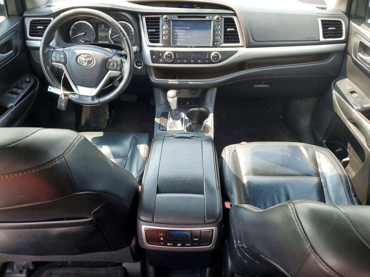 2015 Toyota Highlander Xle Black vin: 5TDJKRFH8FS193052