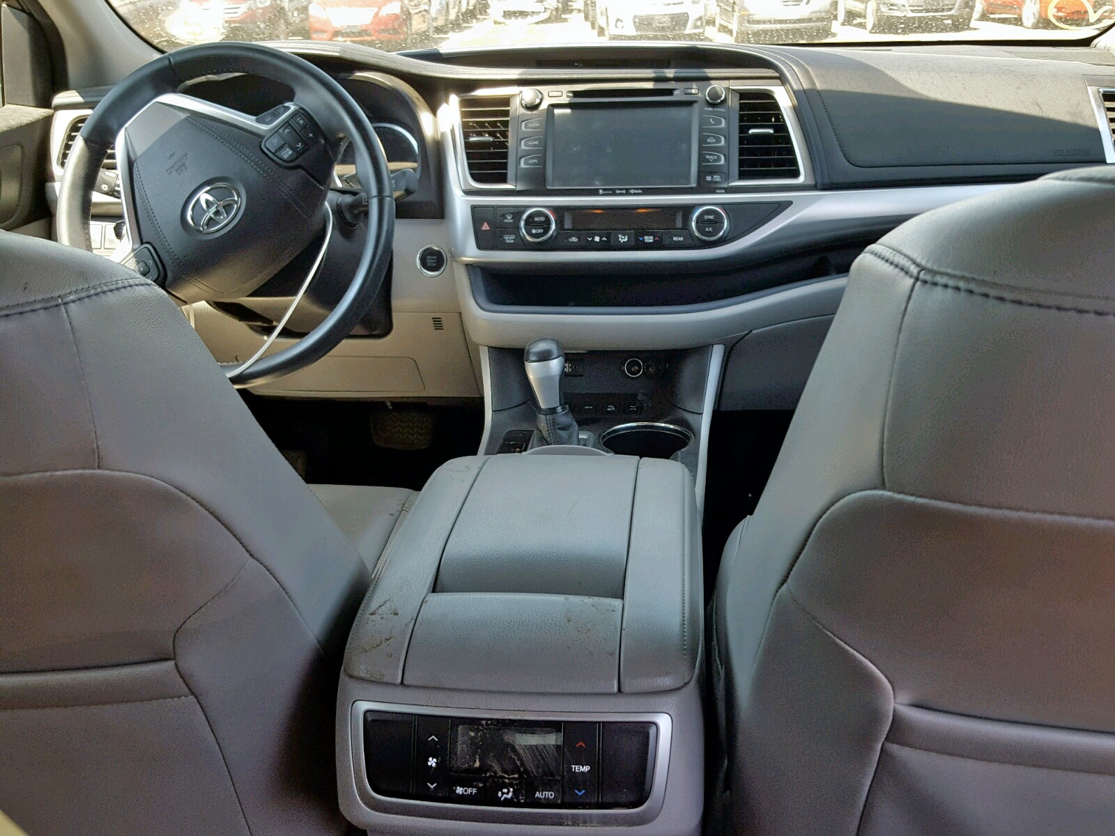 2016 Toyota Highlander Xle Blue vin: 5TDJKRFH8GS236919