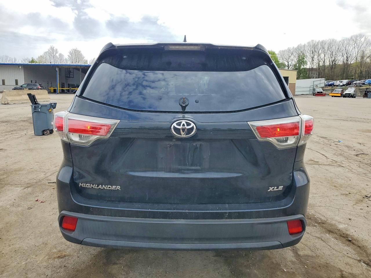 2014 Toyota Highlander Xle Black vin: 5TDJKRFH9ES061870
