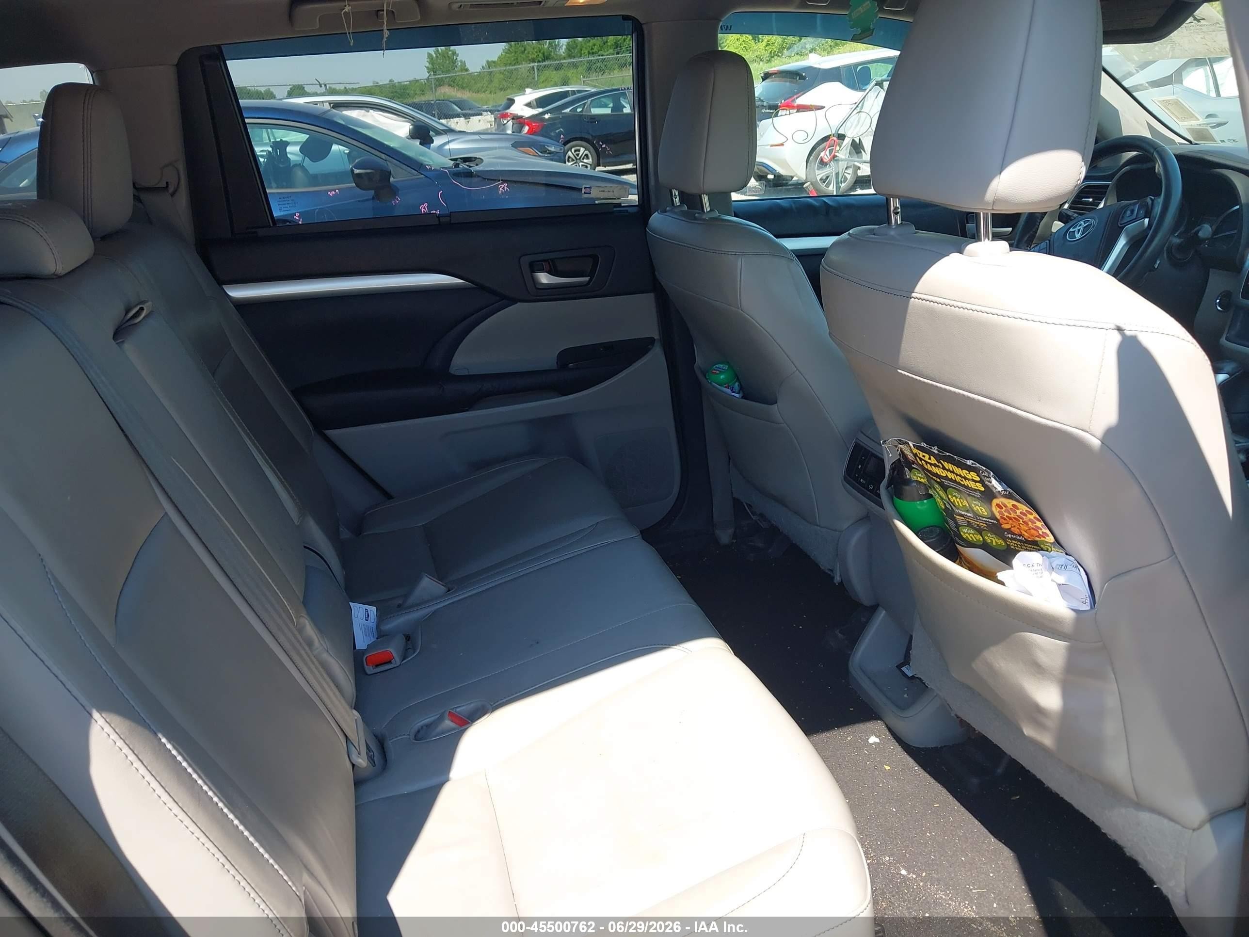 2015 Toyota Highlander Xle V6 Black vin: 5TDJKRFH9FS113404