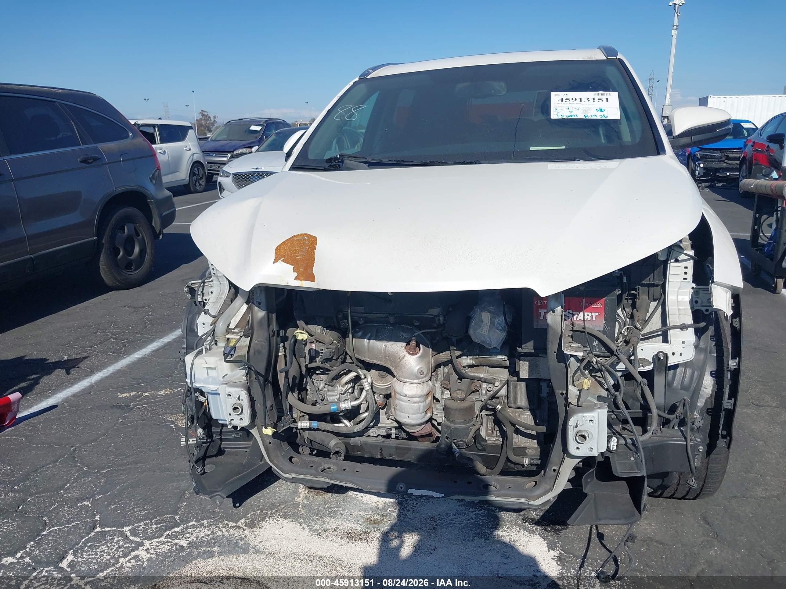 2015 Toyota Highlander Xle V6 White vin: 5TDJKRFH9FS180889