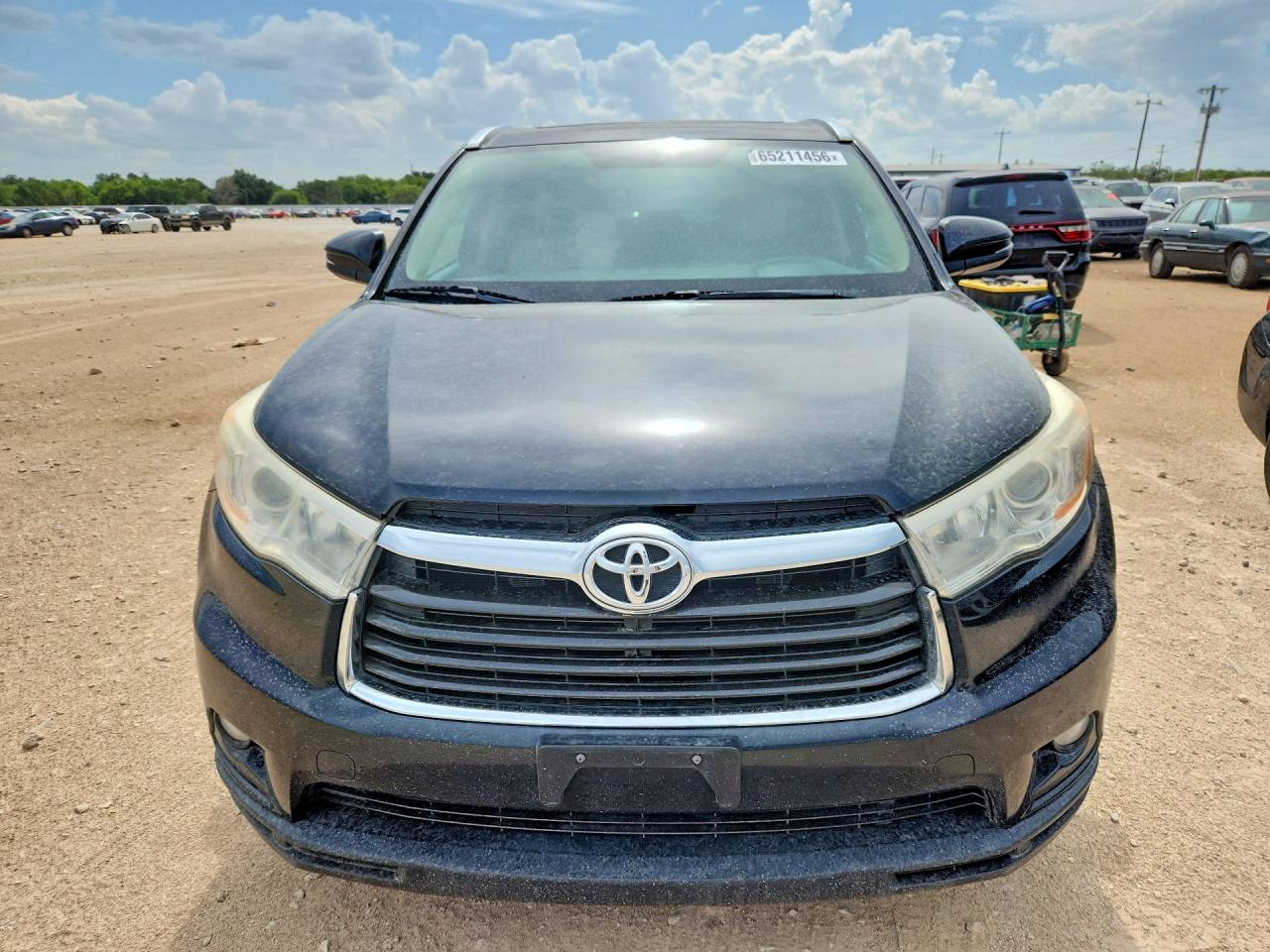 2014 Toyota Highlander Xle Черный vin: 5TDJKRFHXES011351
