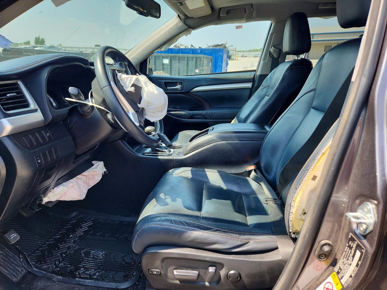 2014 Toyota Highlander Xle Серый vin: 5TDJKRFHXES063546