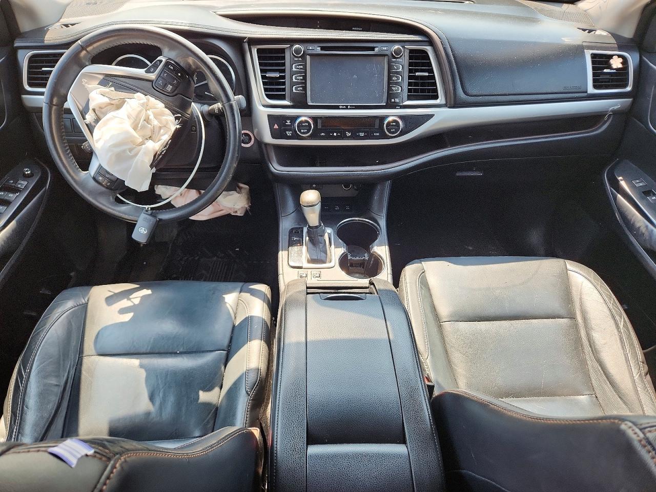 2014 Toyota Highlander Xle Серый vin: 5TDJKRFHXES063546