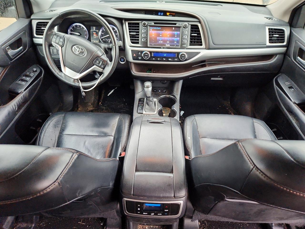 2014 Toyota Highlander Xle Черный vin: 5TDJKRFHXES071033