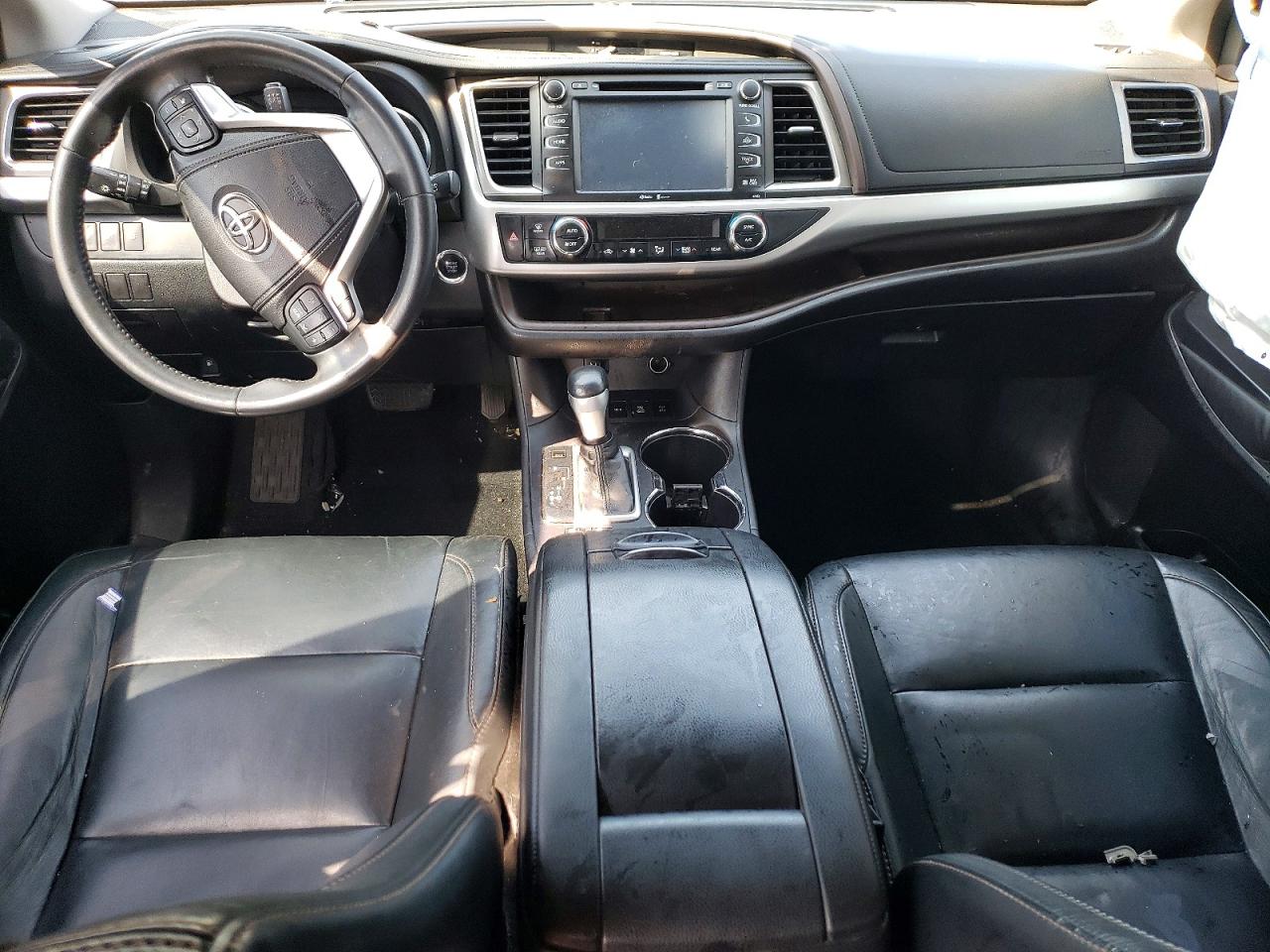 2015 Toyota Highlander Xle Черный vin: 5TDJKRFHXFS124167