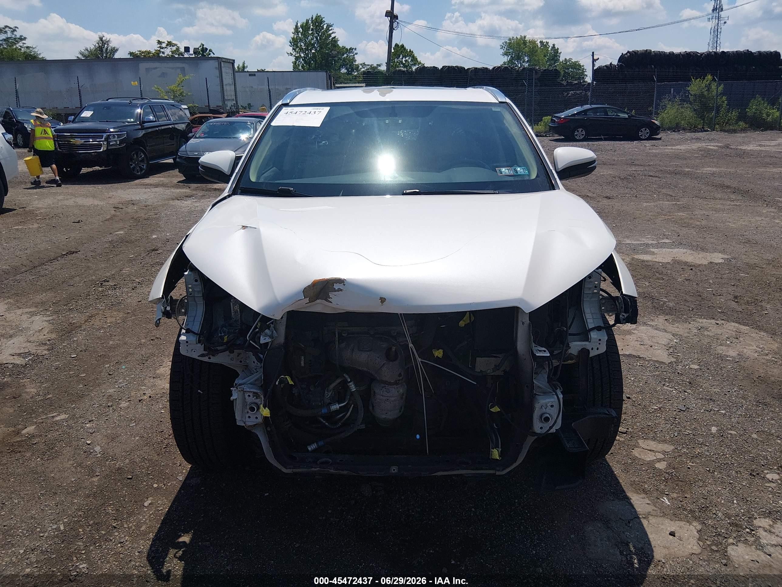2015 Toyota Highlander Xle V6 White vin: 5TDJKRFHXFS144614