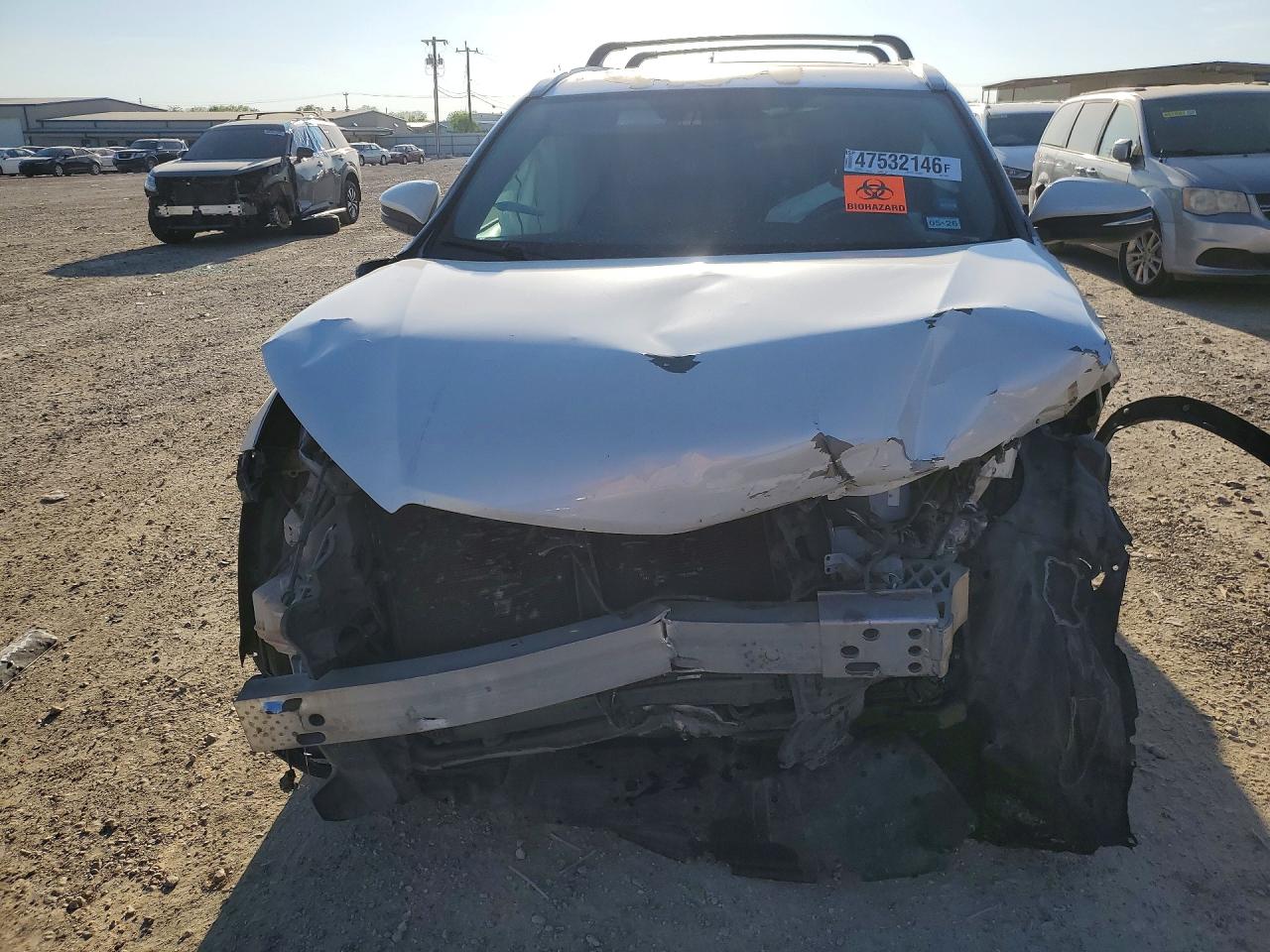 2015 Toyota Highlander Xle White vin: 5TDJKRFHXFS176785