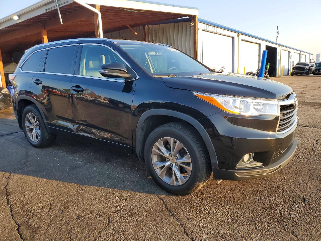 2015 Toyota Highlander Xle Black vin: 5TDJKRFHXFS207470