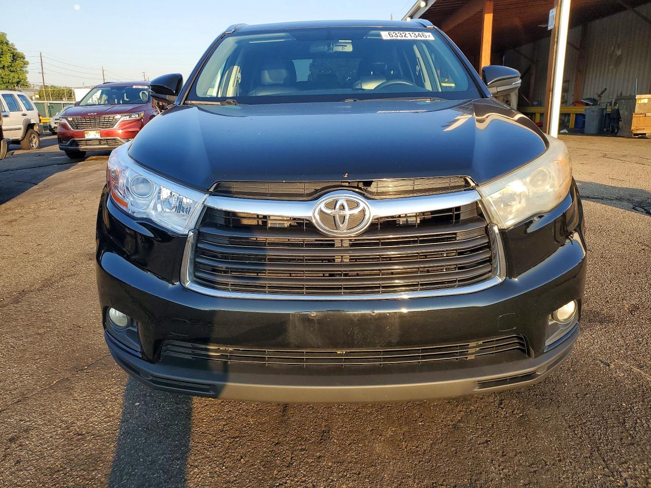 2015 Toyota Highlander Xle Black vin: 5TDJKRFHXFS207470