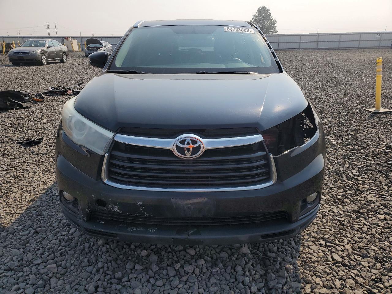 2015 Toyota Highlander Xle Black vin: 5TDJKRFHXFS210594