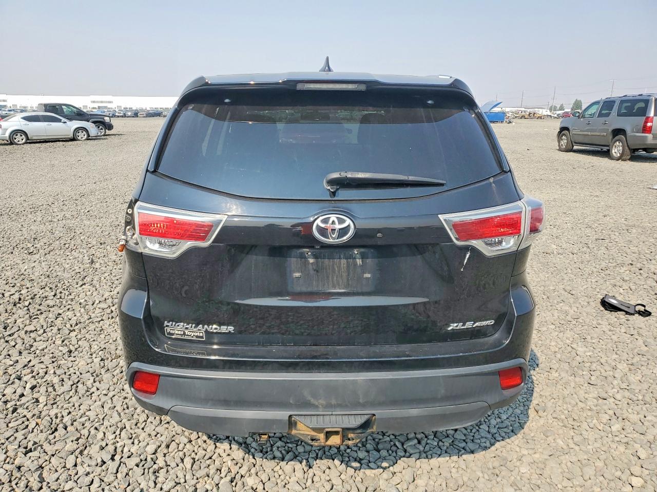 2015 Toyota Highlander Xle Black vin: 5TDJKRFHXFS210594