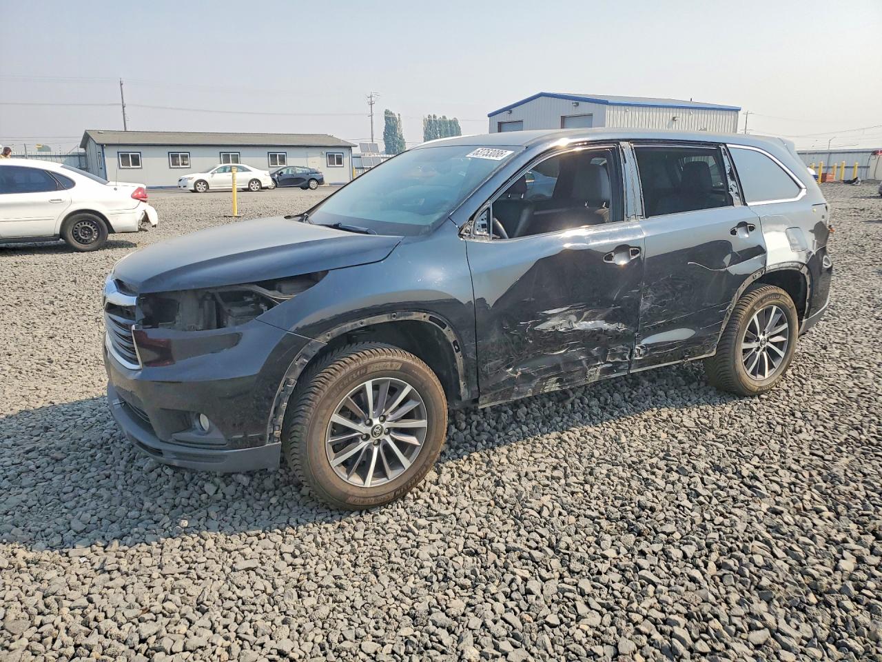 2015 Toyota Highlander Xle Black vin: 5TDJKRFHXFS210594