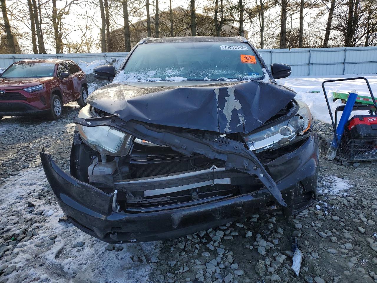 2015 Toyota Highlander Xle Black vin: 5TDJKRFHXFS224267