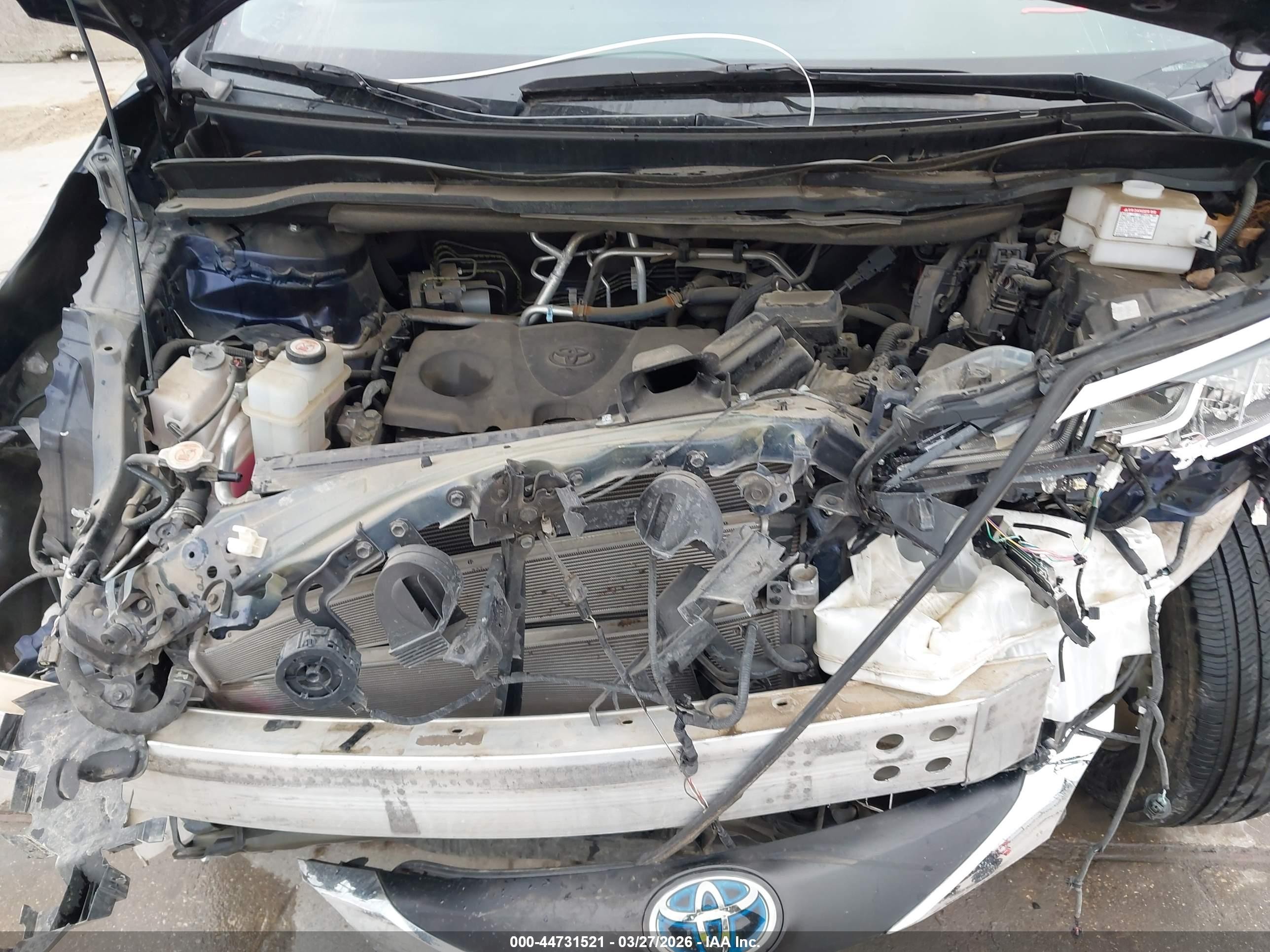 2021 Toyota Sienna Xle Blue vin: 5TDJRKEC5MS044538