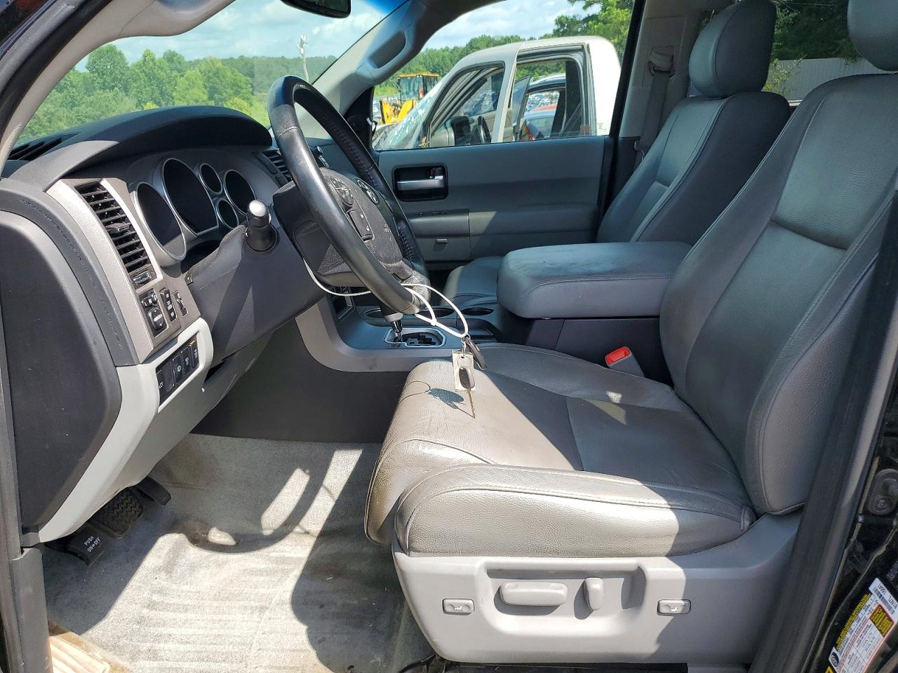 2010 Toyota Sequoia Limited Black vin: 5TDJW5G13AS027884