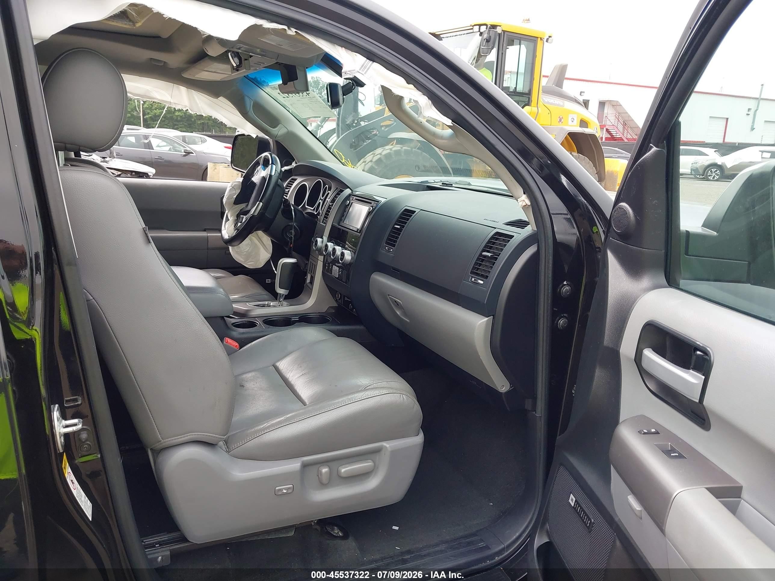 2014 Toyota Sequoia Limited 5.7l V8 Black vin: 5TDJW5G13ES096628