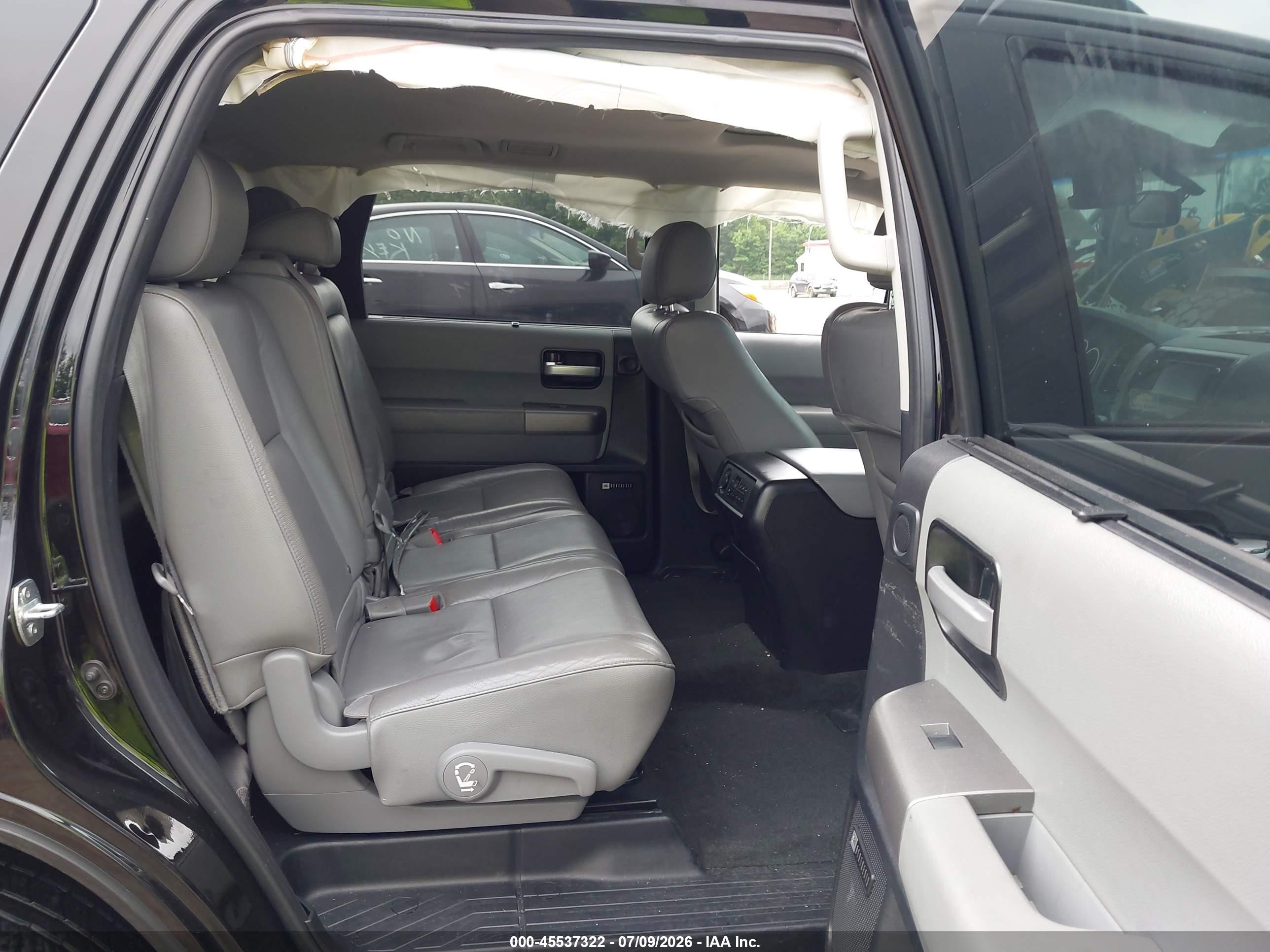 2014 Toyota Sequoia Limited 5.7l V8 Black vin: 5TDJW5G13ES096628