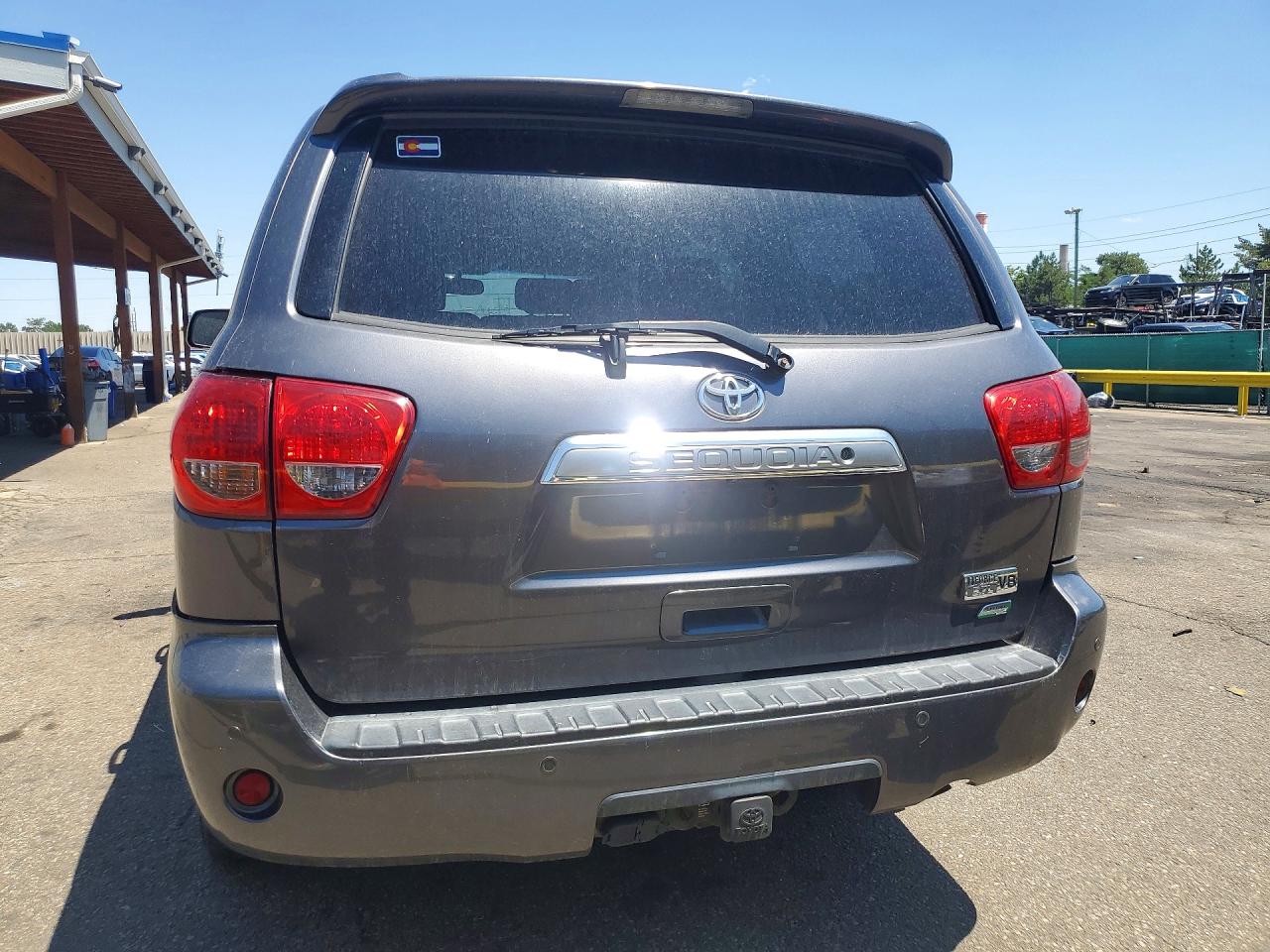 2014 Toyota Sequoia Limited Gray vin: 5TDJW5G17ES105749