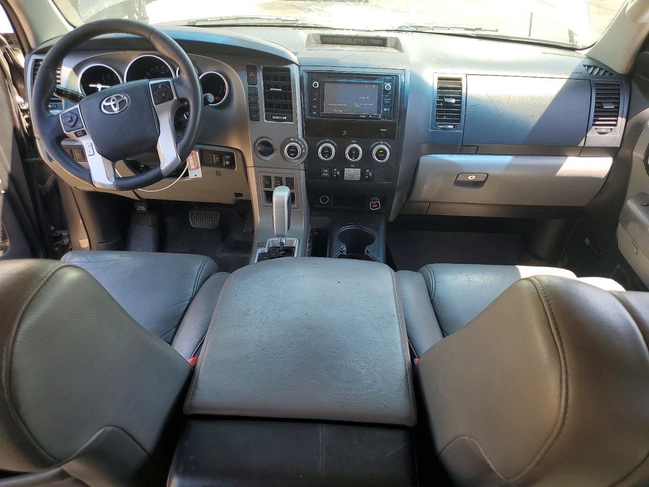 2014 Toyota Sequoia Limited Gray vin: 5TDJW5G17ES105749