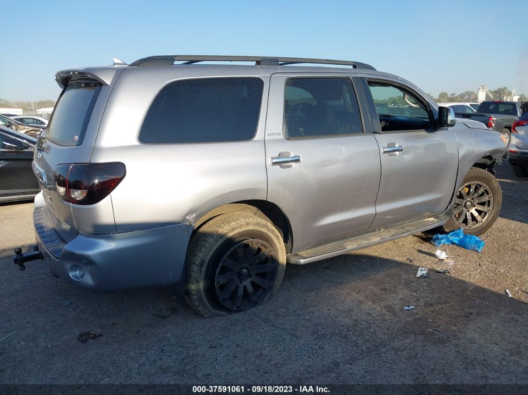 2010 Toyota Sequoia Limited 5.7l V8 Gray vin: 5TDJY5G10AS035113