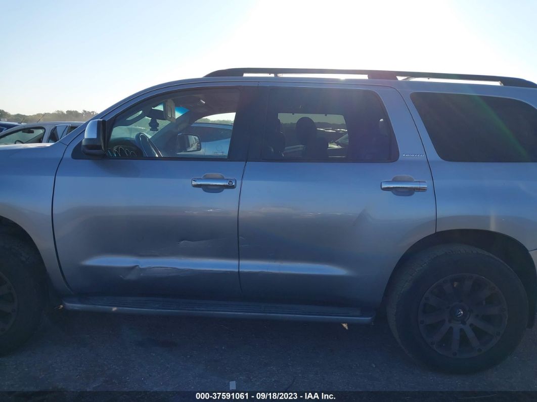 2010 Toyota Sequoia Limited 5.7l V8 Gray vin: 5TDJY5G10AS035113