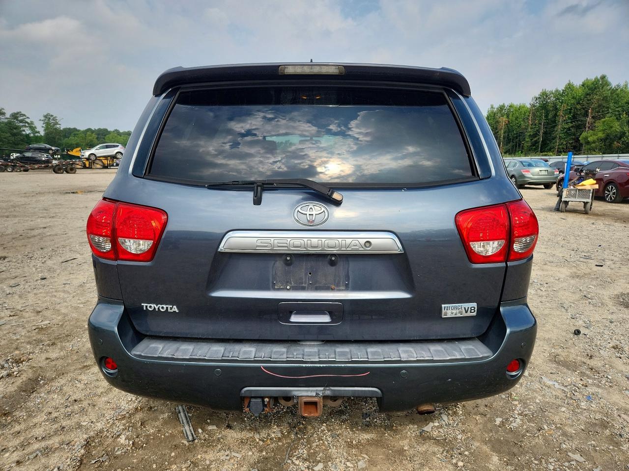 2010 Toyota Sequoia Limited Серый vin: 5TDJY5G10AS036777