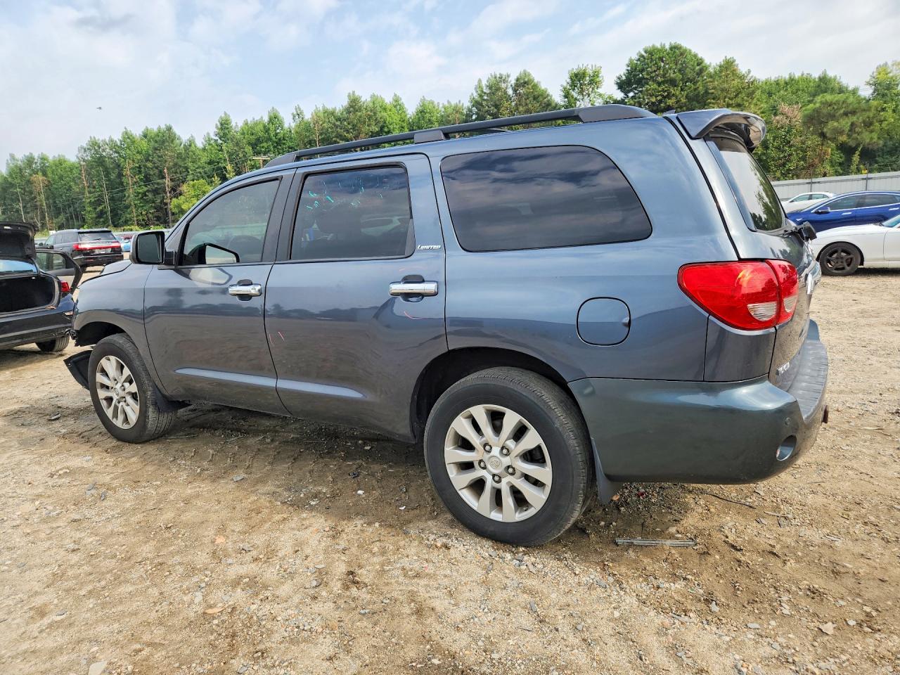 2010 Toyota Sequoia Limited Серый vin: 5TDJY5G10AS036777