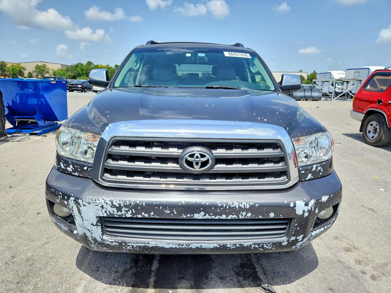 2011 Toyota Sequoia Limited Серый vin: 5TDJY5G10BS040474