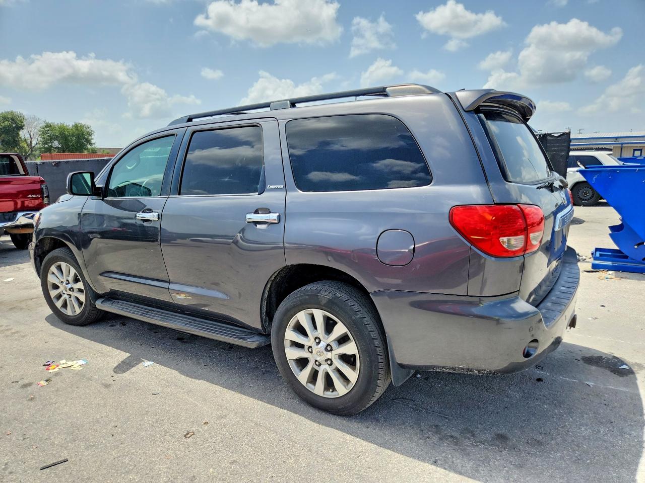 2011 Toyota Sequoia Limited Серый vin: 5TDJY5G10BS040474