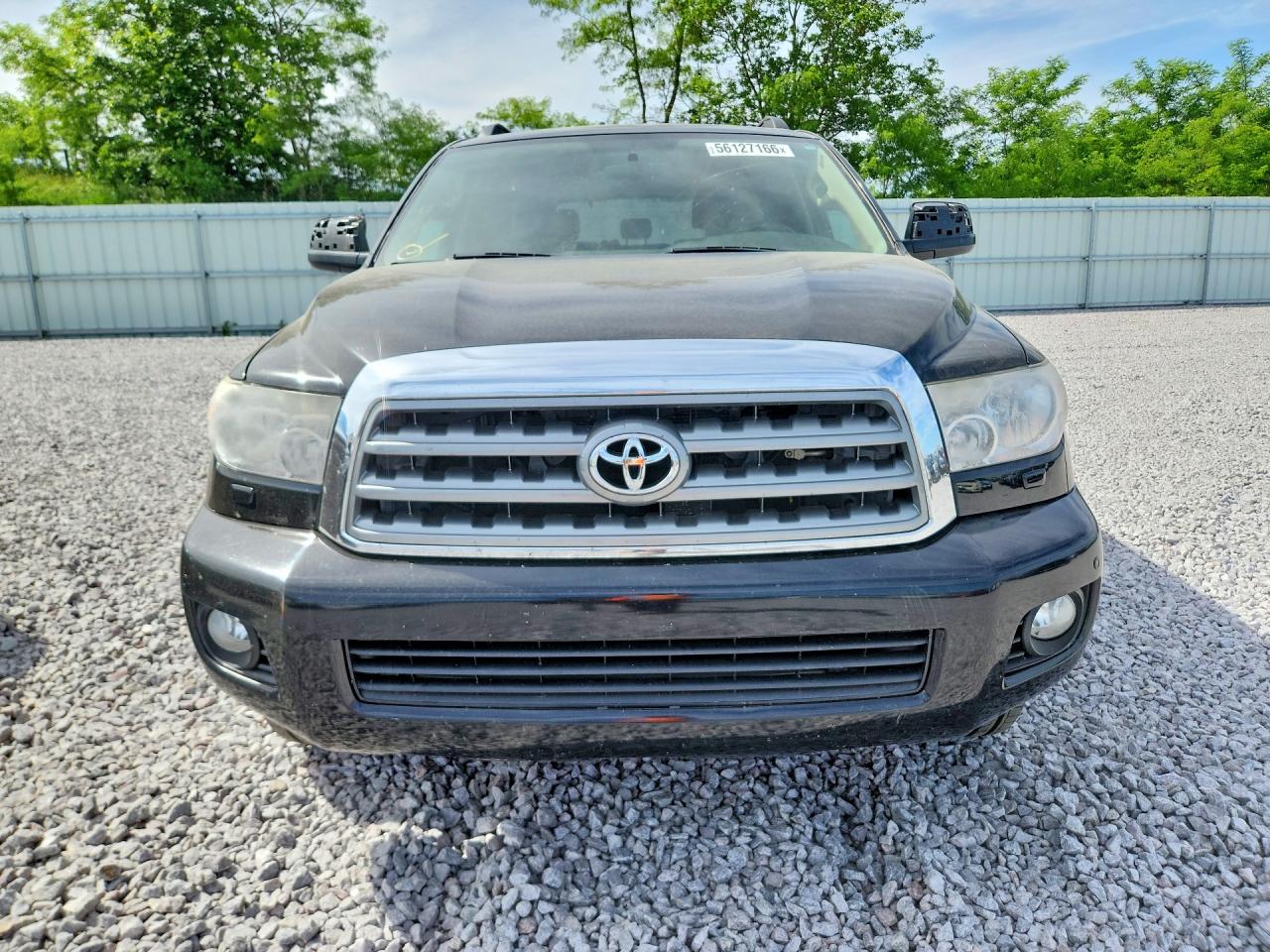 2011 Toyota Sequoia Limited Black vin: 5TDJY5G12BS045644
