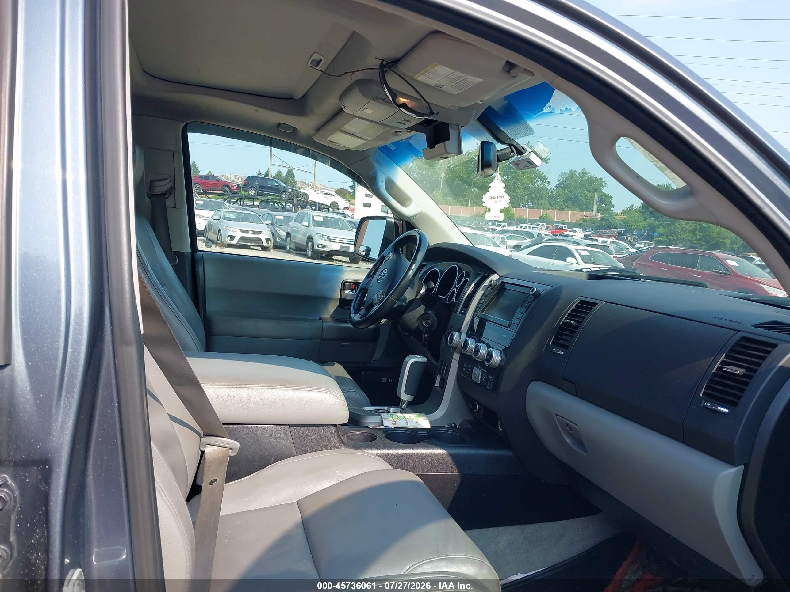 2010 Toyota Sequoia Limited 5.7l V8 Blue vin: 5TDJY5G13AS027877