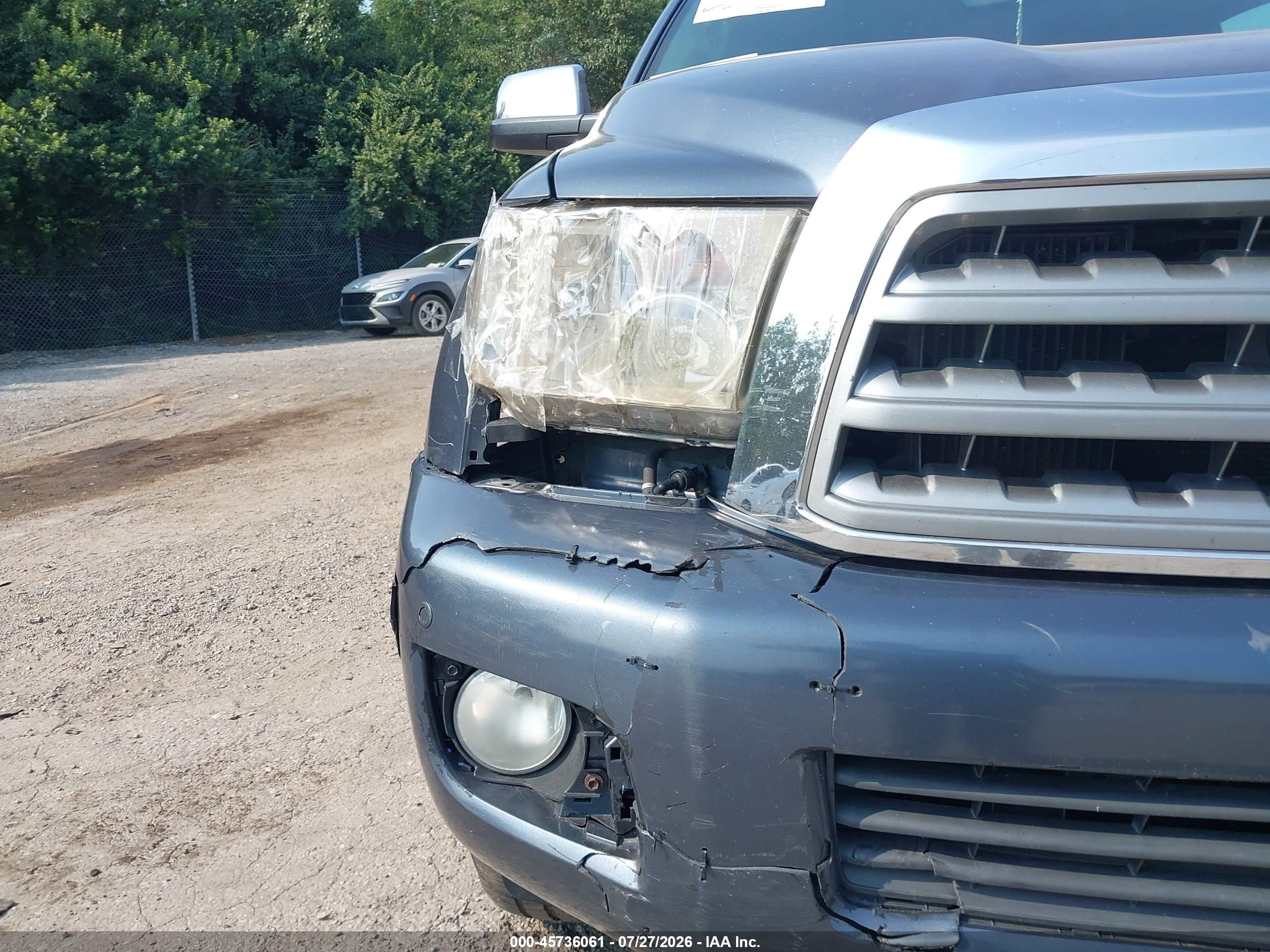 2010 Toyota Sequoia Limited 5.7l V8 Blue vin: 5TDJY5G13AS027877