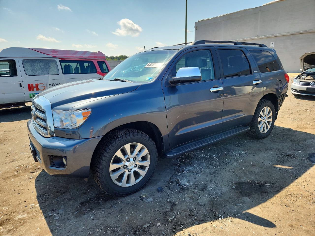 2010 Toyota Sequoia Limited Charcoal vin: 5TDJY5G15AS034037