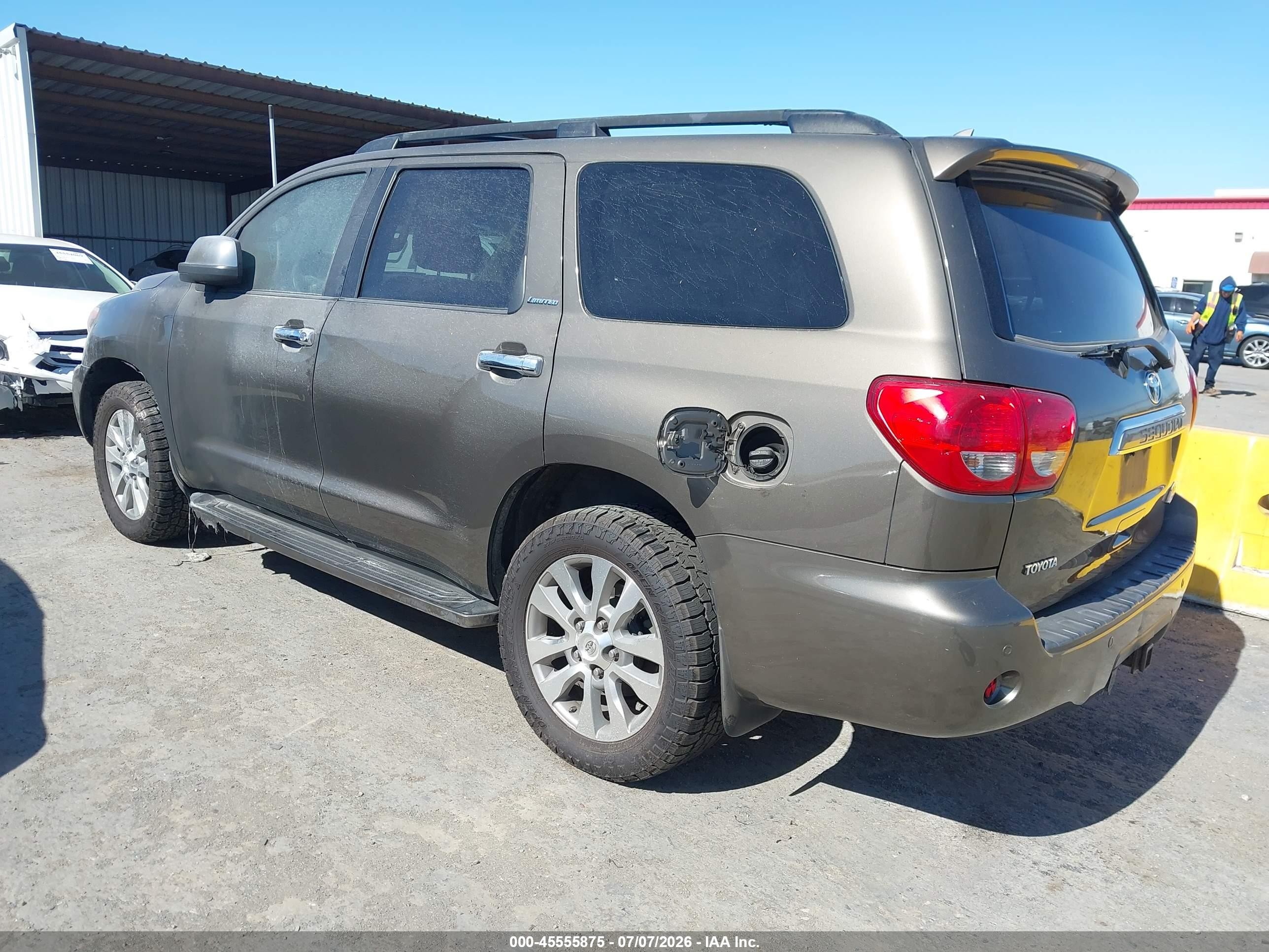 2010 Toyota Sequoia Limited 5.7l V8 Brown vin: 5TDJY5G16AS033284