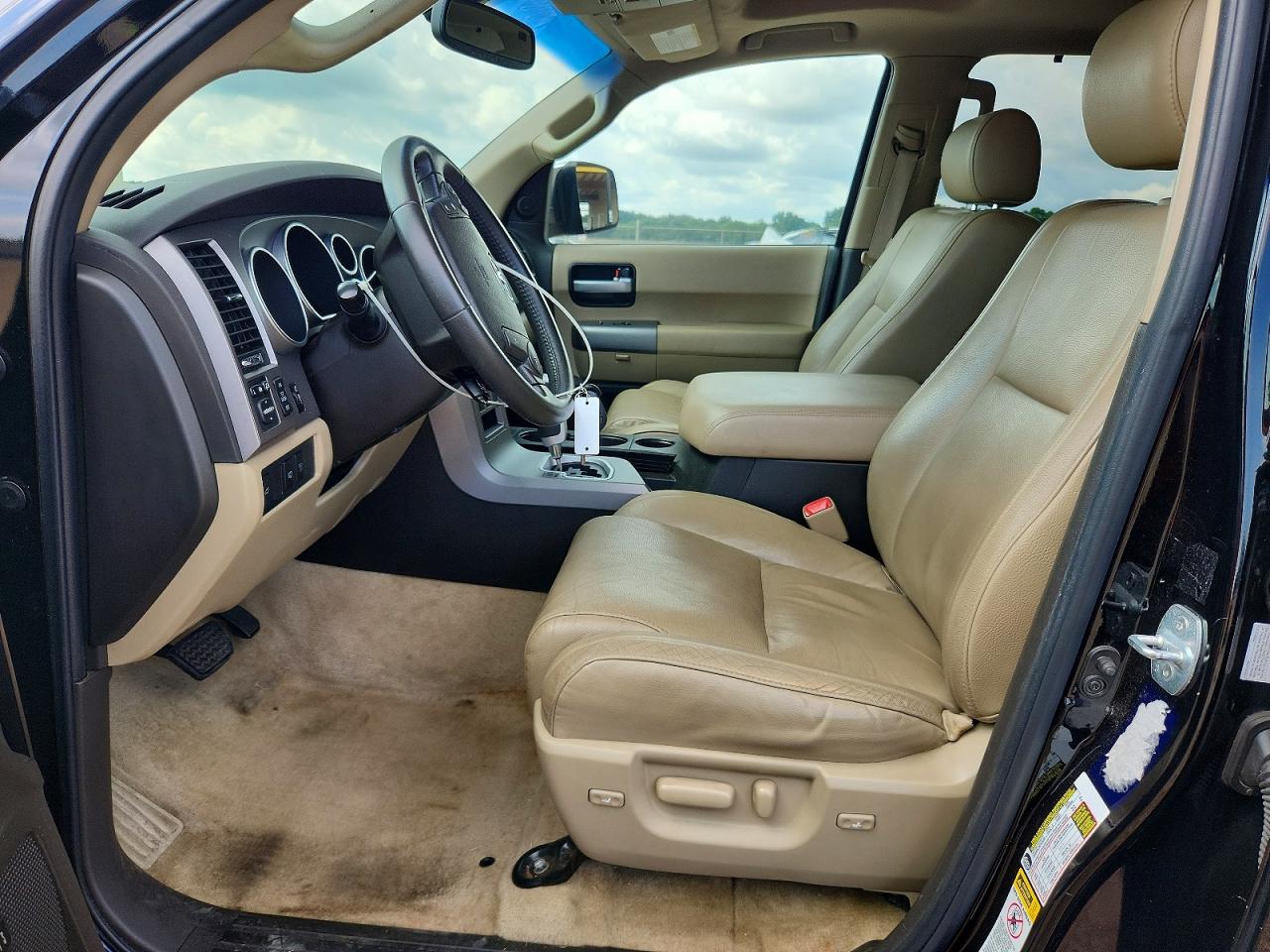 2010 Toyota Sequoia Limited Black vin: 5TDJY5G17AS039255