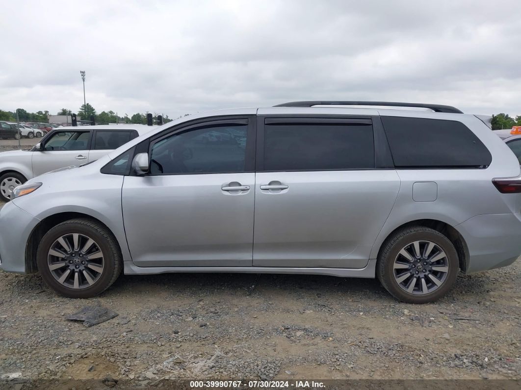 2020 Toyota Sienna Le Silver vin: 5TDJZ3DC1LS251112