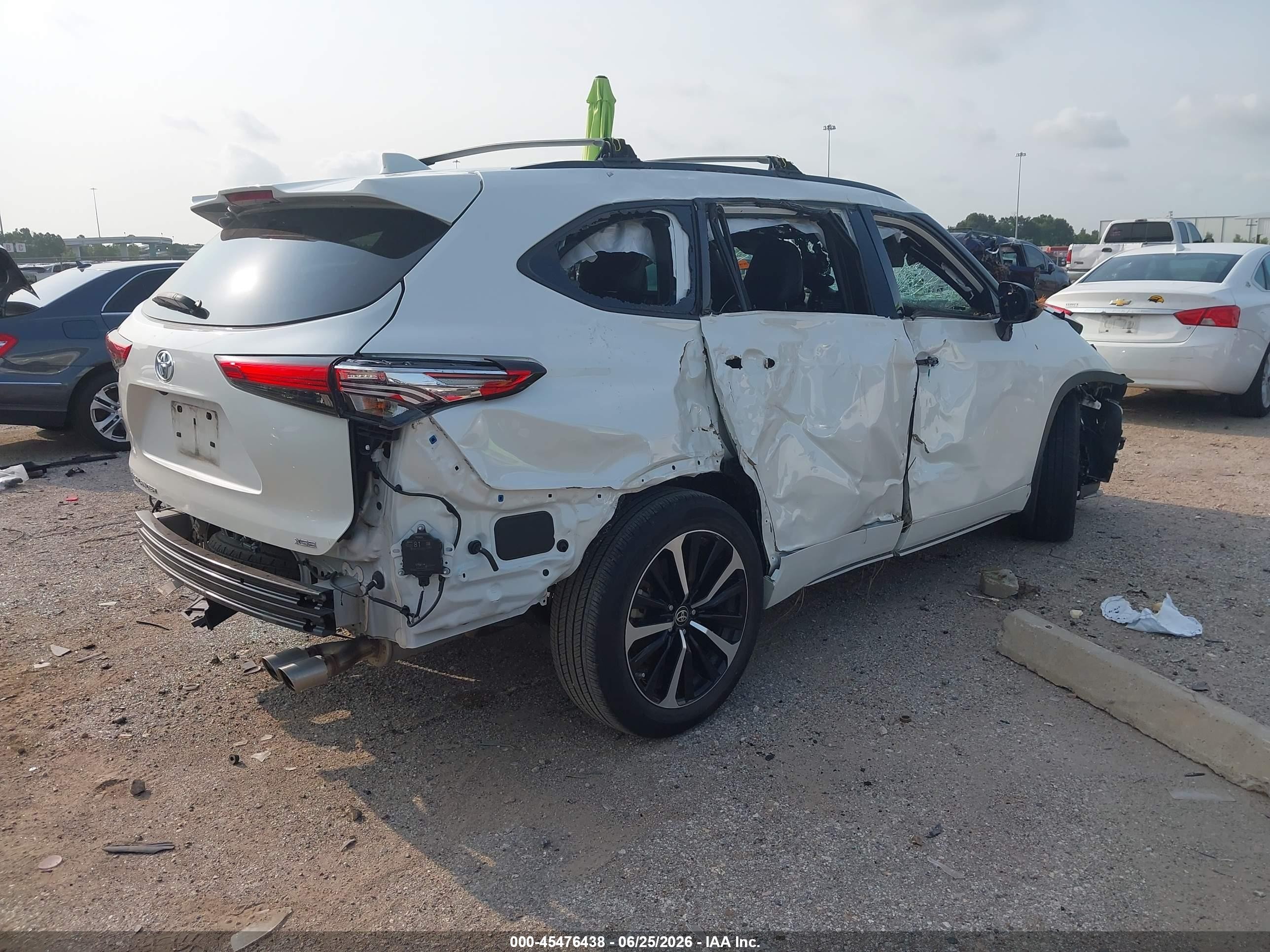 2021 Toyota Highlander Xse Белый vin: 5TDJZRAH4MS077993