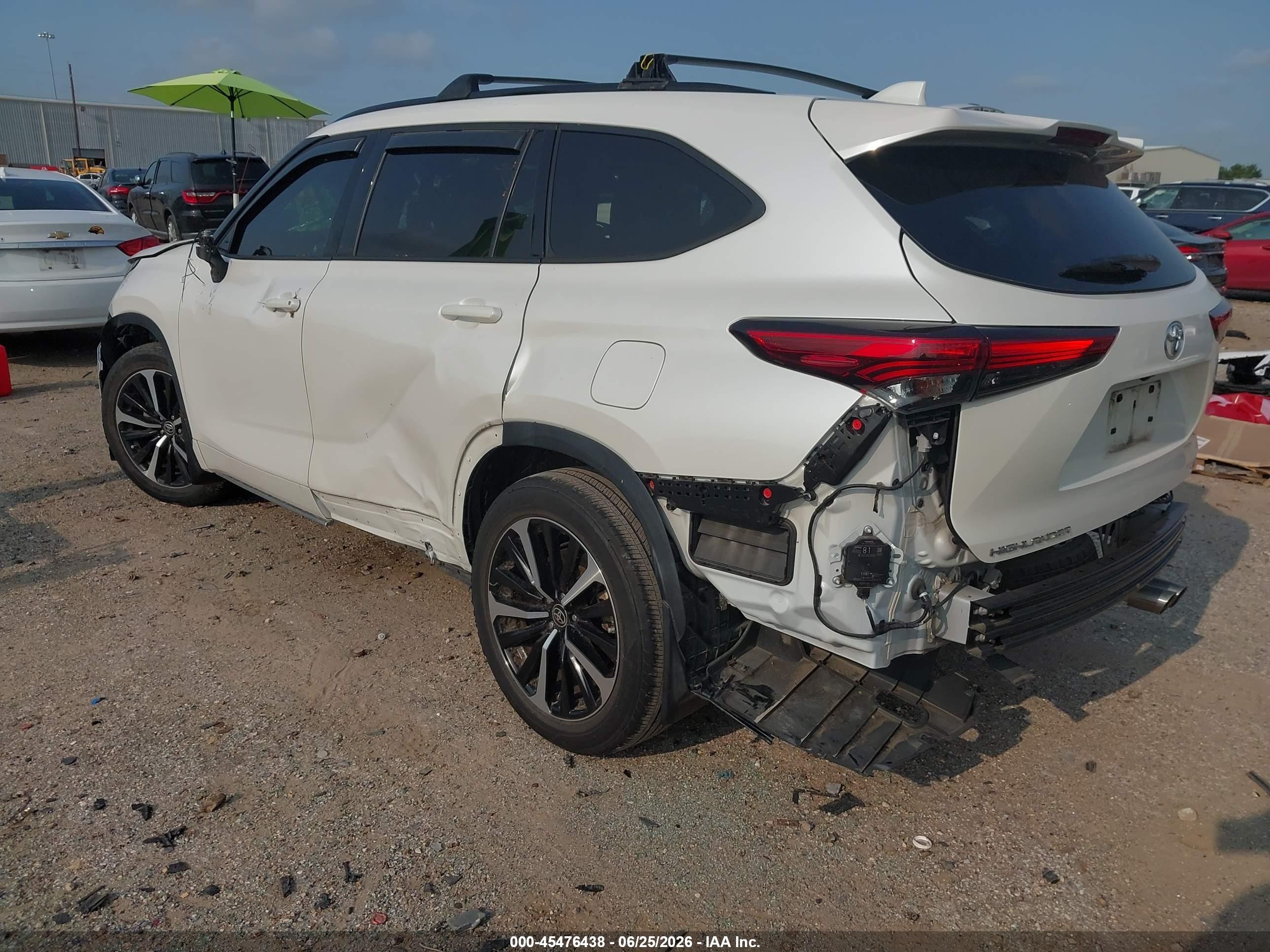 2021 Toyota Highlander Xse Белый vin: 5TDJZRAH4MS077993
