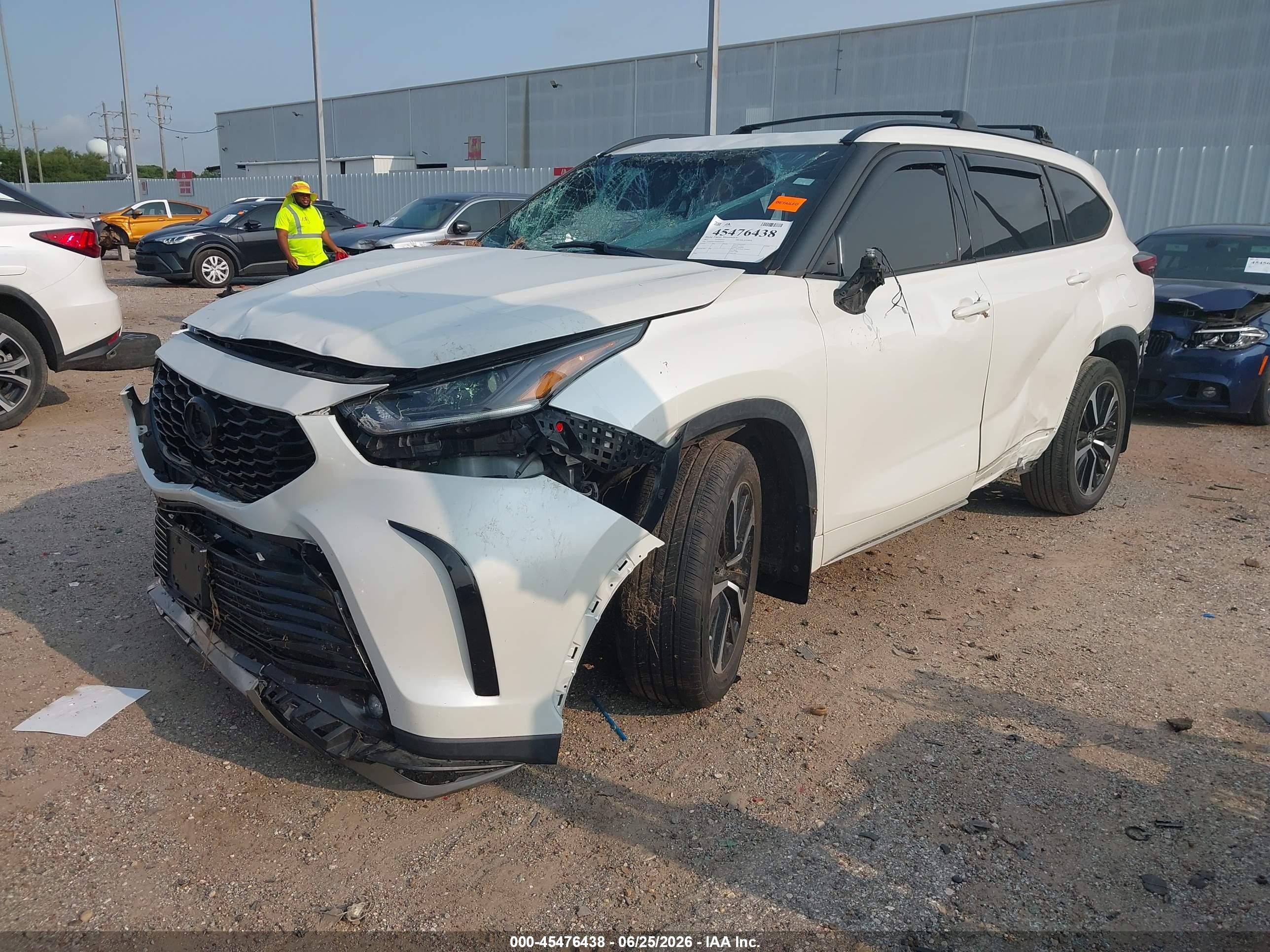 2021 Toyota Highlander Xse Белый vin: 5TDJZRAH4MS077993