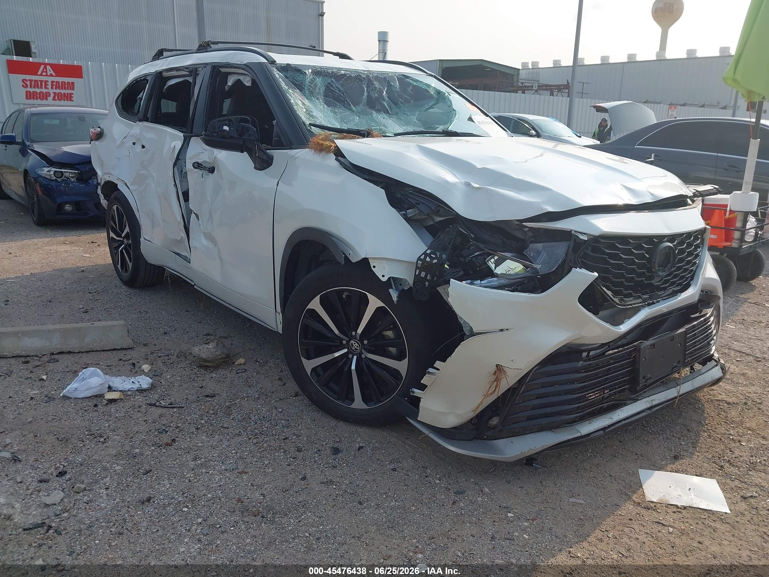 2021 Toyota Highlander Xse White vin: 5TDJZRAH4MS077993