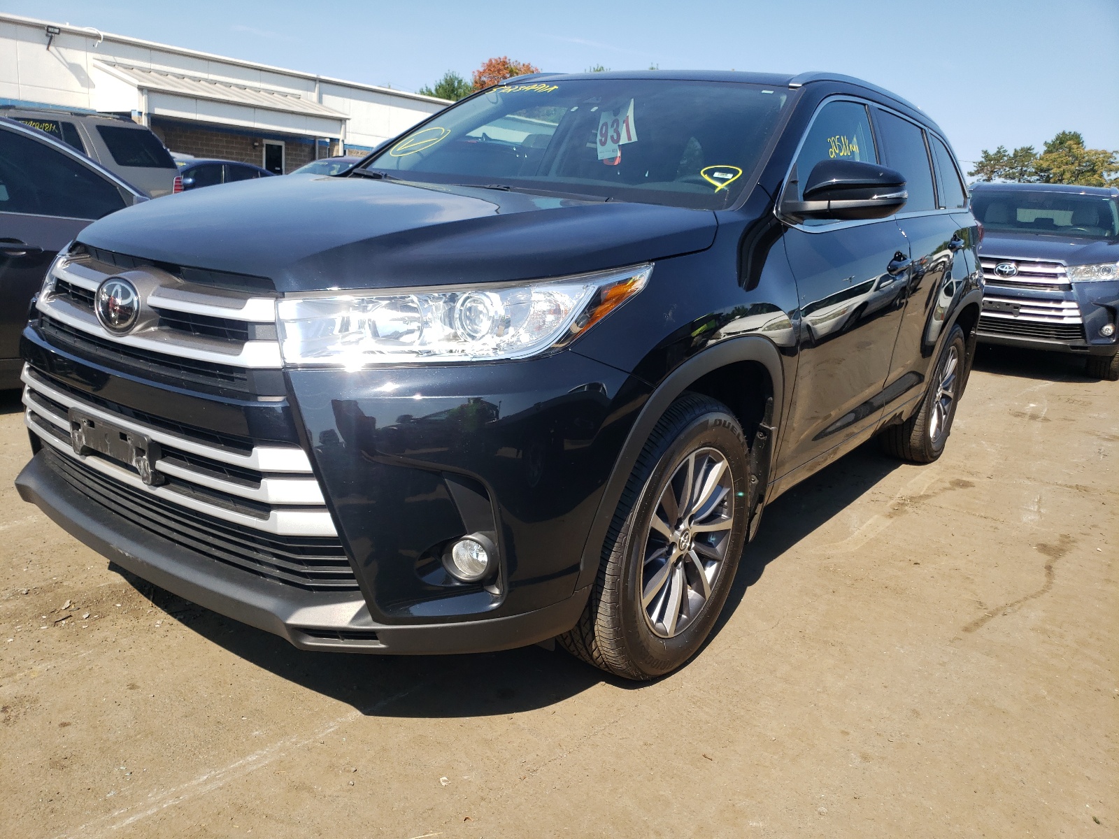 2018 Toyota Highlander Se Черный vin: 5TDJZRFH4JS553857
