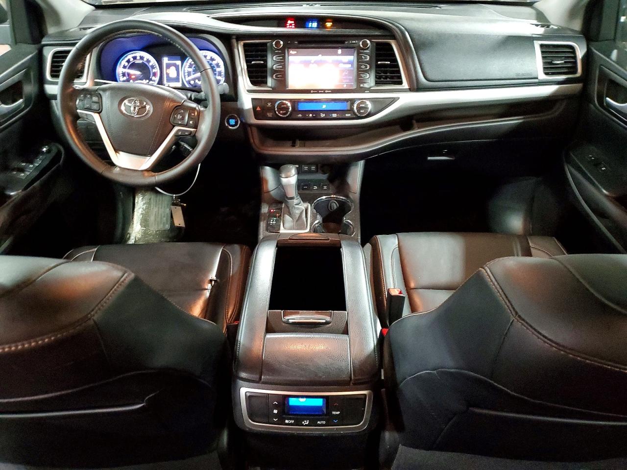 2017 Toyota Highlander Xle Black vin: 5TDJZRFH5HS379419