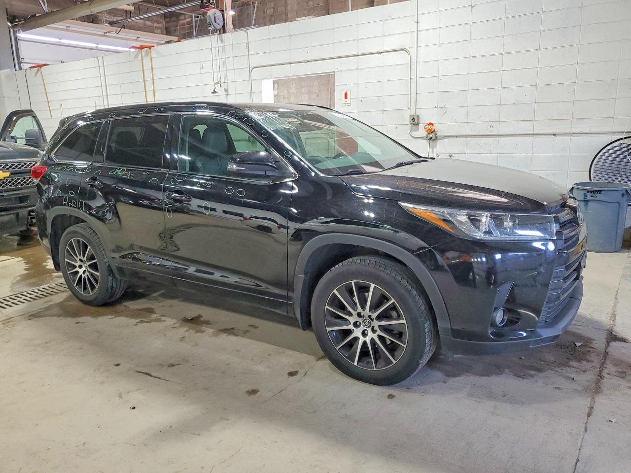 2017 Toyota Highlander Se Black vin: 5TDJZRFH6HS443919