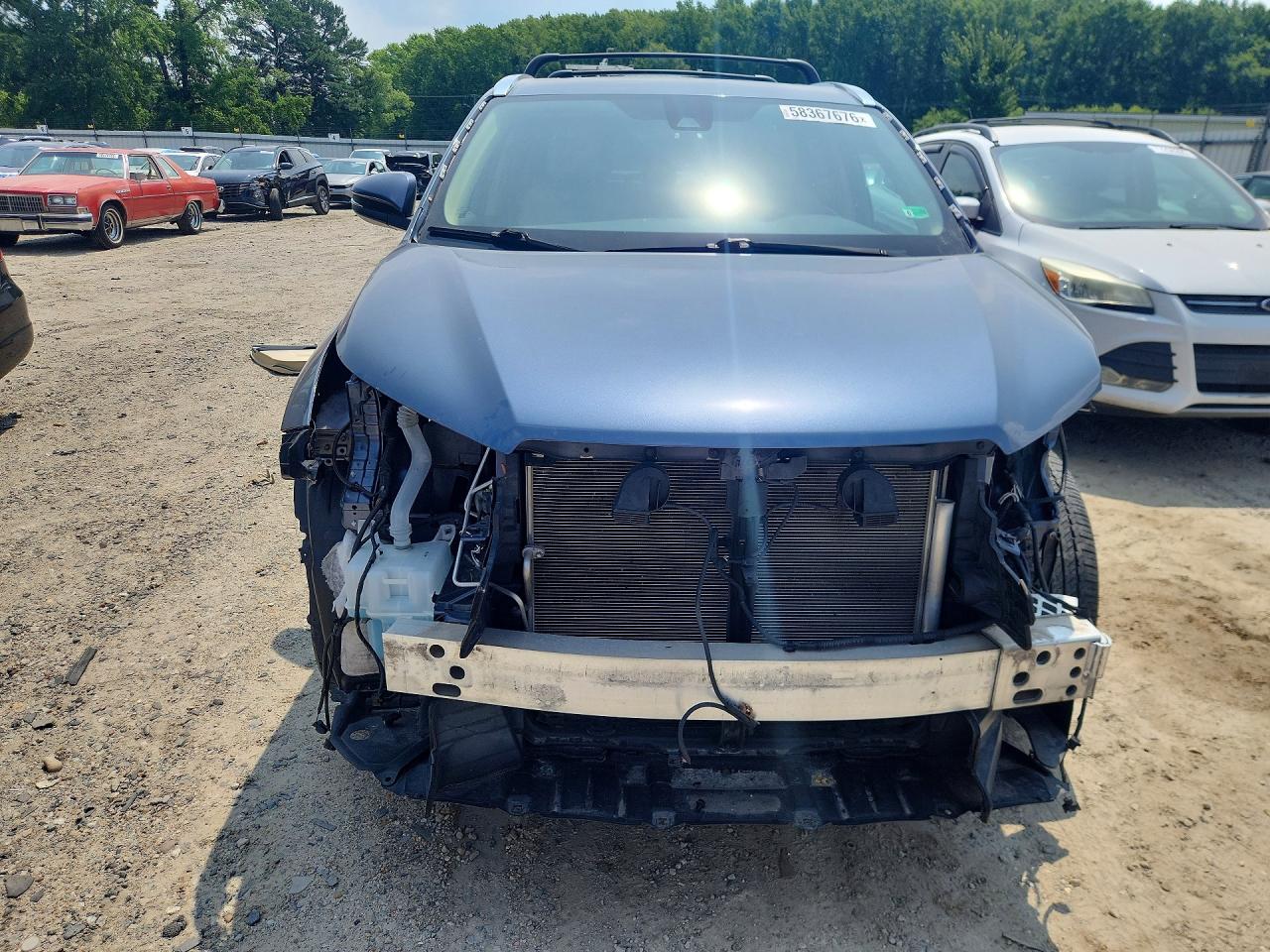 2019 Toyota Highlander Xle Blue vin: 5TDJZRFH8KS957343
