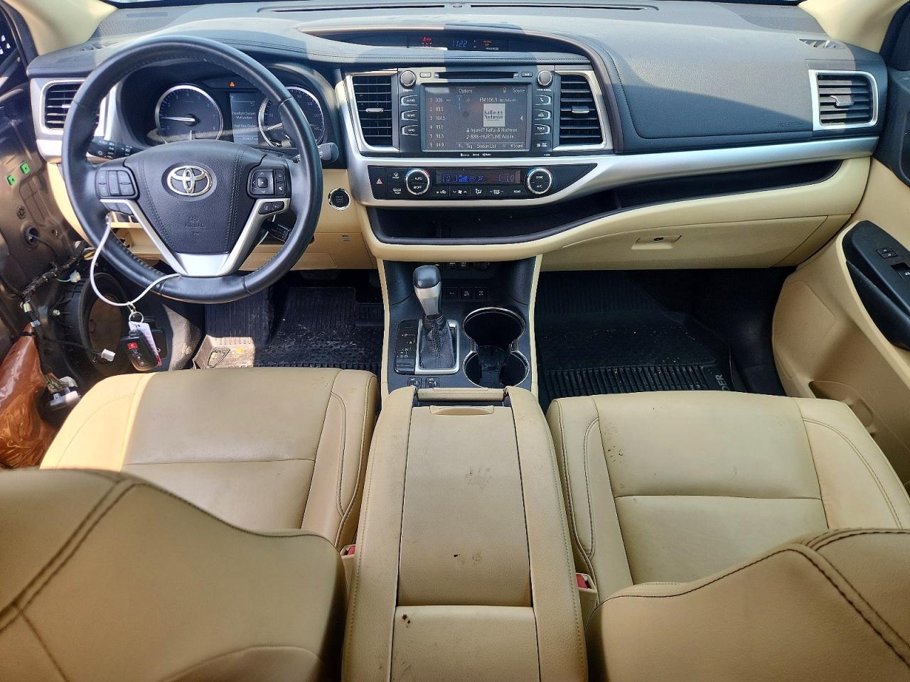 2019 Toyota Highlander Xle Blue vin: 5TDJZRFH8KS957343