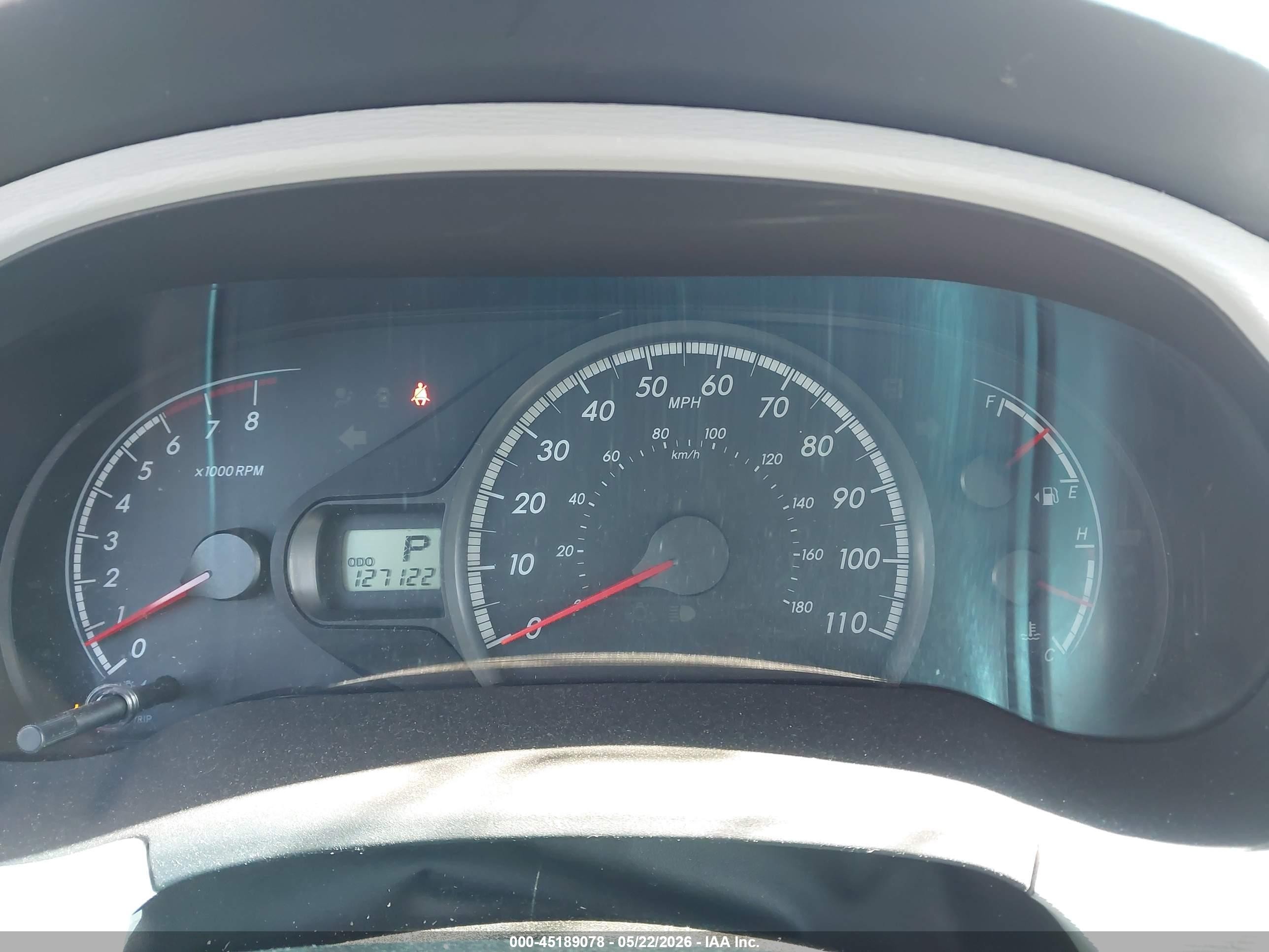 2012 Toyota Sienna Le 8 Passenger Серый vin: 5TDKA3DC1CS010758