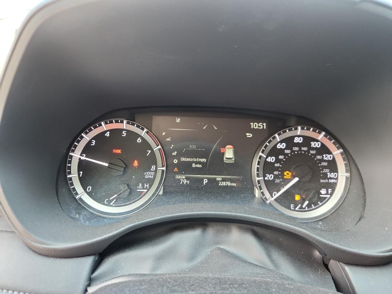 2025 Toyota Highlander Le Black vin: 5TDKDRAH2SS552184 Damage: Warning Light - Engine, On, Unacceptable