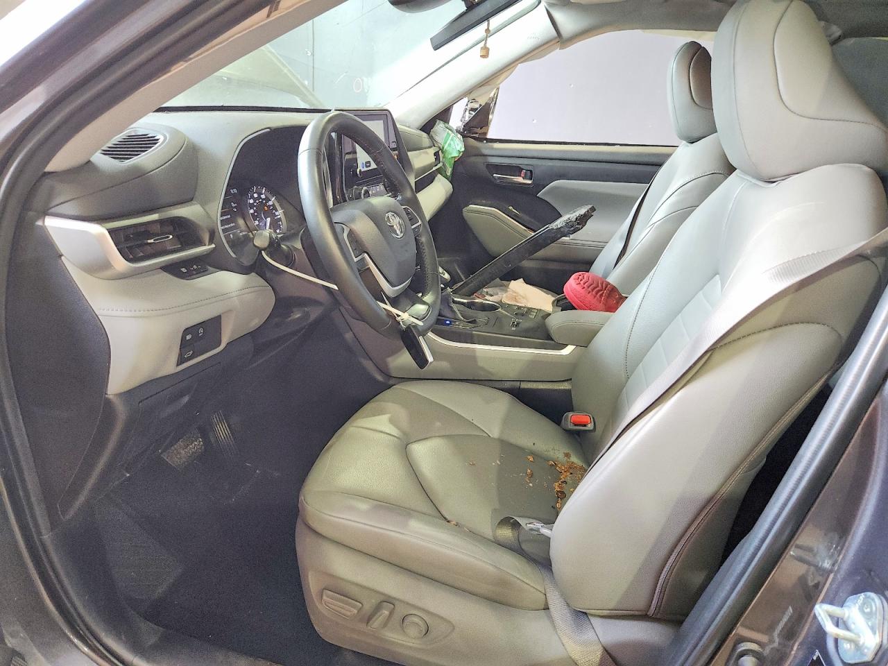 2023 Toyota Highlander Xle Gray vin: 5TDKDRAH3PS001110