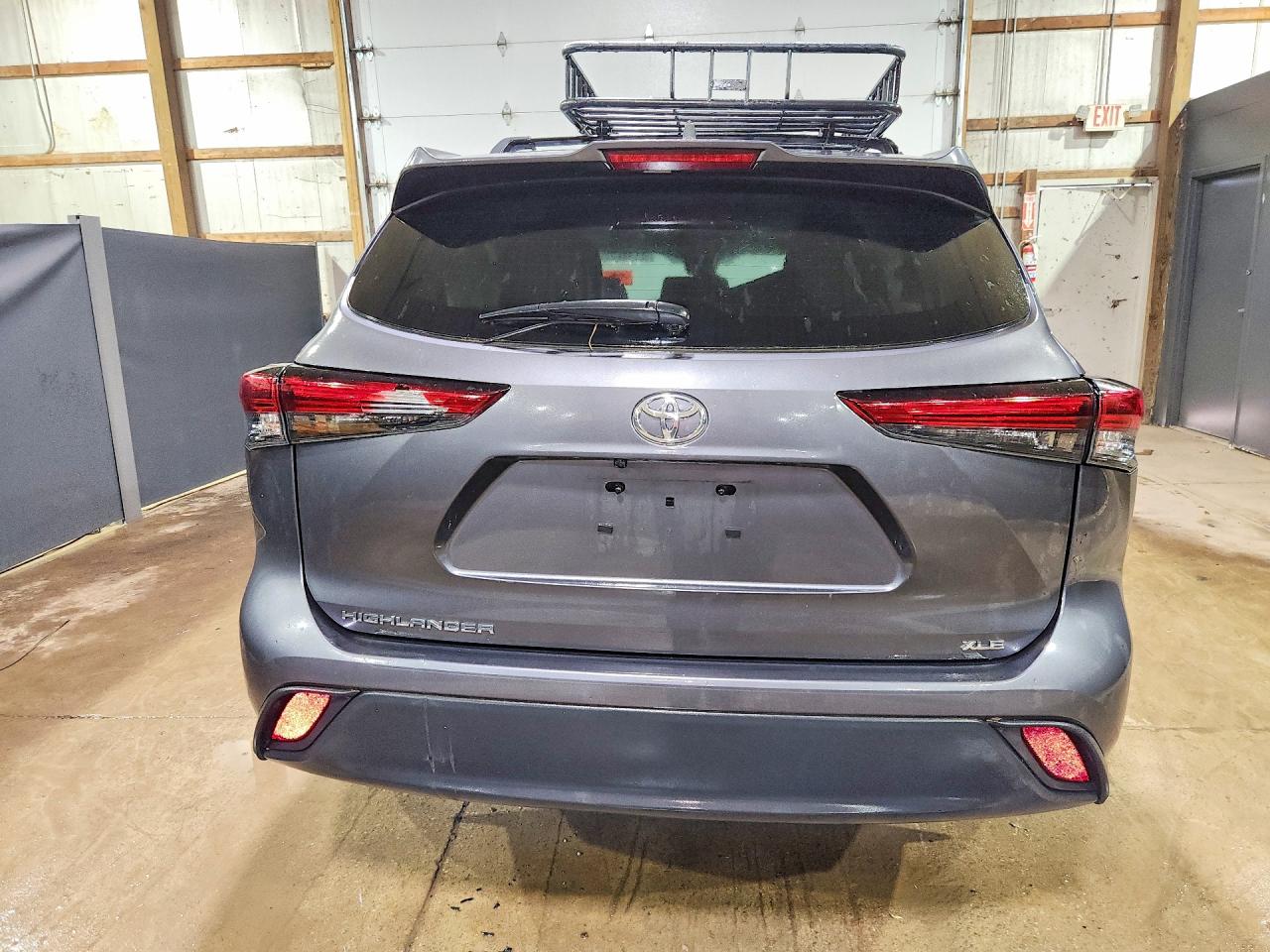 2023 Toyota Highlander Xle Gray vin: 5TDKDRAH3PS001110